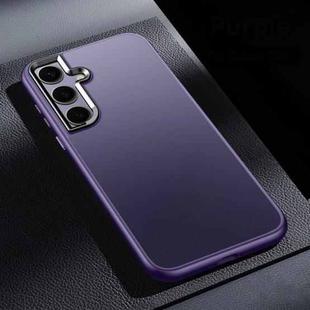 For Samsung Galaxy S24+ 5G SULADA Skin Feel Matte Shockproof Phone Case(Purple)