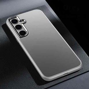 For Samsung Galaxy S24+ 5G SULADA Skin Feel Matte Shockproof Phone Case(Grey)