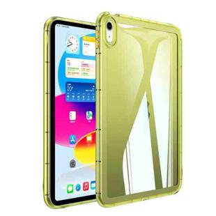 For iPad mini 6 Clear Acrylic Hybrid TPU Tablet Case(Yellow)