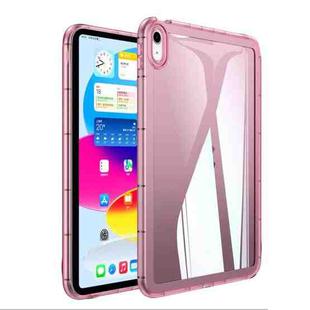 For iPad mini 6 Clear Acrylic Hybrid TPU Tablet Case(Pink)