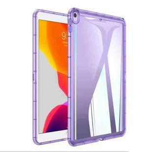 For iPad Air 3 10.5 2019 Clear Acrylic Hybrid TPU Tablet Case(Purple)