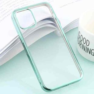 For iPhone 12 / 12 Pro Ultra-thin Plating TPU Protective Soft Case (Green)