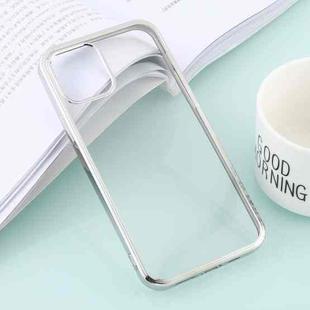 For iPhone 12 Pro Max Ultra-thin Plating TPU Protective Soft Case(Silver)
