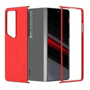For Honor Magic V2 RSR Porsche Design Full Coverage Skin Feel PC Phone Case(Red)