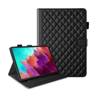 For Lenovo Tab P11 Gen 2 Rhombus Lattice Leather Tablet Case(Black)