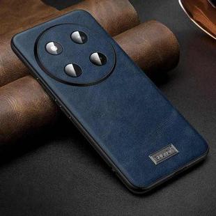 For Honor X60 Pro SULADA Shockproof TPU + Handmade Leather Phone Case(Blue)