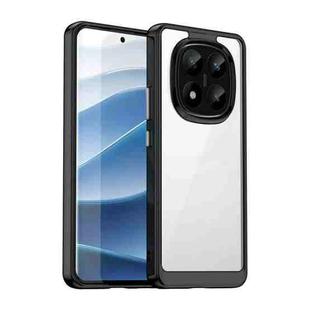 For Redmi Note 14 Pro+ 5G Colorful Series Acrylic Hybrid TPU Phone Case(Black)