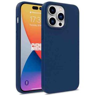 For iPhone 16 Pro Wheat Straw TPU Phone Case(Blue)