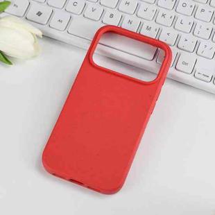 For iPhone 17 Pro Wheat Straw TPU Phone Case(Red)
