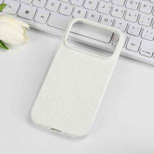 For iPhone 17 Pro Wheat Straw TPU Phone Case(White)