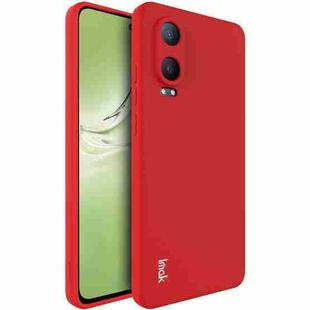 For OPPO K12x imak UC-4 Series Straight Edge TPU Phone Case(Red)
