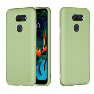 For LG K40S Pure Color Liquid Silicone Shockproof Full Coverage Protective Case(Green)