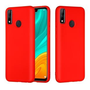 For Huawei Y8s Pure Color Liquid Silicone Shockproof Full Coverage Protective Case(Red)