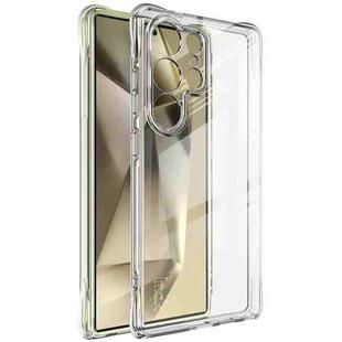 For Samsung Galaxy S25 Ultra 5G imak Shockproof Airbag TPU Phone Case(Transparent)