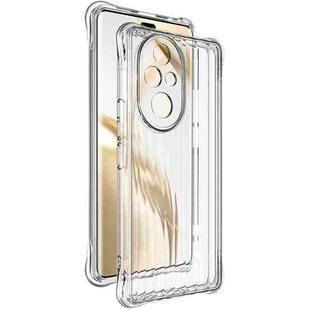 For Honor 200 Pro IMAK Corrugated Texture Airbag TPU Phone Case(Transparent)