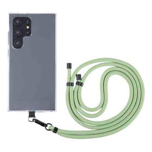 6mm Black Buckle Adjustable Mobile Phone Anti-lost Long Lanyard(Green)