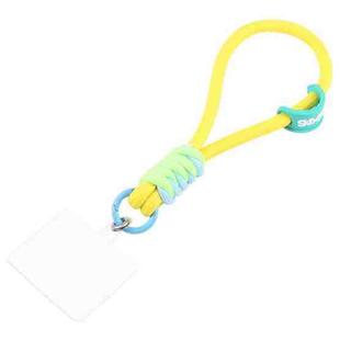Mobile Phone Anti-lost Rope Short Lanyard(Bright Yellow)