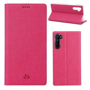 For OnePlus Nord / OnePlus Z / OnePlus 8 Nord 5G ViLi DMX-54 Shockproof TPU + PU Leather Magnetic Attraction Horizontal Flip Protective Case with Card Slots & Holder(Rose Red)
