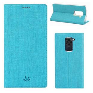 For Xiaomi Redmi 10X 4G / Redmi Note9 ViLi DMX-54 Shockproof TPU + PU Leather Magnetic Attraction Horizontal Flip Protective Case with Card Slots & Holder(Blue)