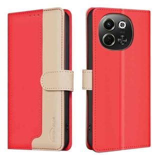 For Tecno Pova 6 Neo 5G / Spark 30 5G Color Matching RFID Anti-theft Leather Phone Case(Red)