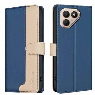 For Tecno Pova 7 Ultra 5G Color Matching RFID Anti-theft Leather Phone Case(Blue)