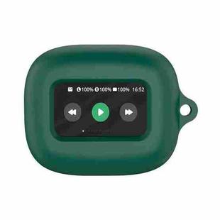 For JBL Live Beam 3 Wireless Bluetooth Earphones Silicone Protective Case(Dark Green)