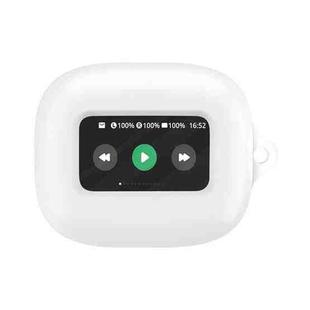 For JBL Live Beam 3 Wireless Bluetooth Earphones Silicone Protective Case(White)