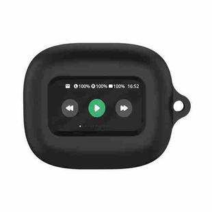 For JBL Live Beam 3 Wireless Bluetooth Earphones Silicone Protective Case(Black)