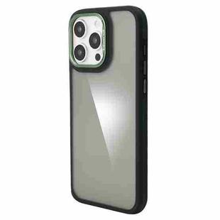 For iPhone 13 Pro Gold Shield 3 in 1 Phone Case(Green)