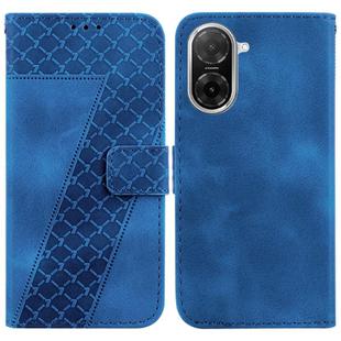 For Redmi A5 4G 173.3mm Seven-shaped Embossed Leather Phone Case(Blue)