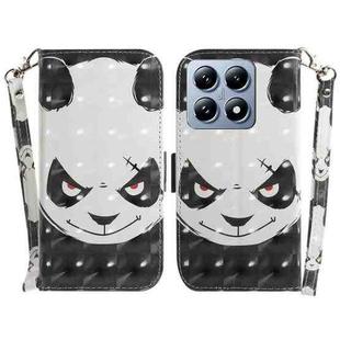 For Xiaomi 14T 3D Colored Flip Leather Phone Case(Angry Bear)