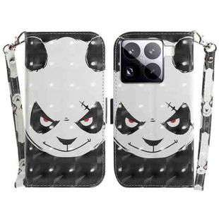 For Xiaomi 15 Pro 3D Colored Flip Leather Phone Case(Angry Bear)