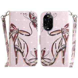 For Huawei nova 13 Pro 3D Colored Horizontal Flip Leather Phone Case(Butterfly High-heeled)