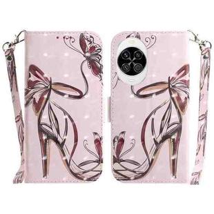 For Huawei nova 14 3D Colored Horizontal Flip Leather Phone Case(Butterfly High-heeled)