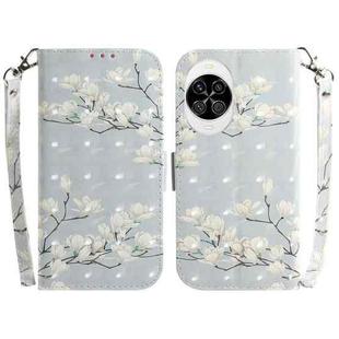 For Huawei nova 14 3D Colored Horizontal Flip Leather Phone Case(Magnolia)