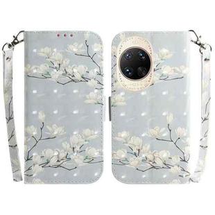 For Huawei nova 14 Ultra 3D Colored Horizontal Flip Leather Phone Case(Magnolia)