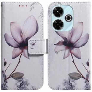 For Xiaomi Redmi 13 4G Coloured Drawing Flip Leather Phone Case(Magnolia)