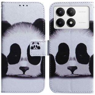 For Xiaomi Redmi K70 Pro / K70 Coloured Drawing Flip Leather Phone Case(Panda)