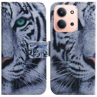 For Redmi 15C 4G 173.1mm / 15C 5G 173.1mm Coloured Drawing Flip Leather Phone Case(Tiger)