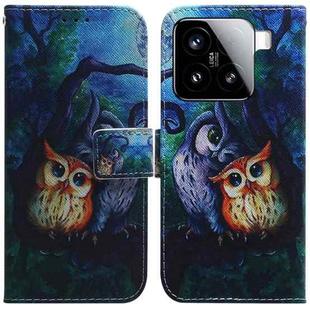 For Xiaomi 15 Coloured Drawing Flip Leather Phone Case(Oil Painting Owl)