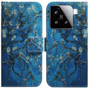 For Xiaomi 15 Coloured Drawing Flip Leather Phone Case(Apricot)
