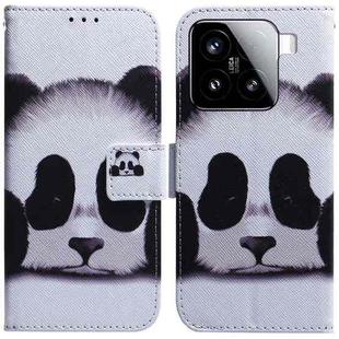 For Xiaomi 15 Coloured Drawing Flip Leather Phone Case(Panda)