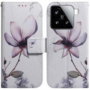 For Xiaomi 15 Coloured Drawing Flip Leather Phone Case(Magnolia)