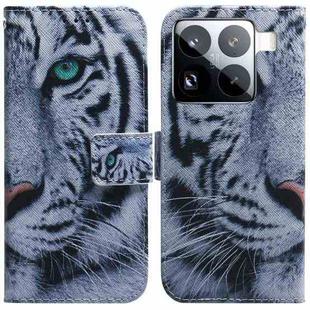 For Xiaomi 15 Pro Coloured Drawing Flip Leather Phone Case(Tiger)