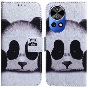 For Huawei nova 12 Ultra Coloured Drawing Flip Leather Phone Case(Panda)