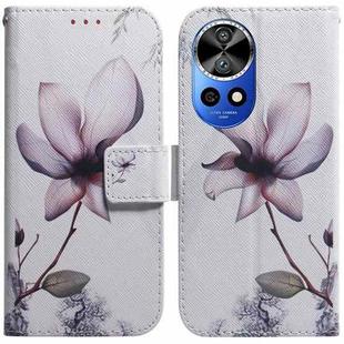 For Huawei nova 12 Ultra Coloured Drawing Flip Leather Phone Case(Magnolia)
