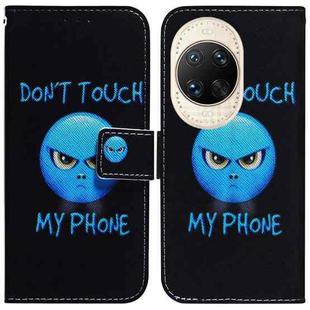 For Huawei nova 14 Ultra Coloured Drawing Flip Leather Phone Case(Anger)