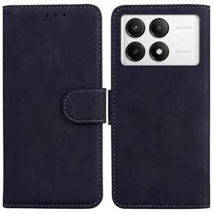 For Xiaomi Redmi K70 / K70 Pro Skin Feel Pure Color Flip Leather Phone Case(Black)