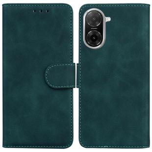 For Redmi A5 4G 173.3mm Skin Feel Pure Color Flip Leather Phone Case(Green)