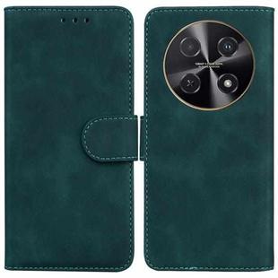 For Huawei nova 12i 4G Global Skin Feel Pure Color Flip Leather Phone Case(Green)